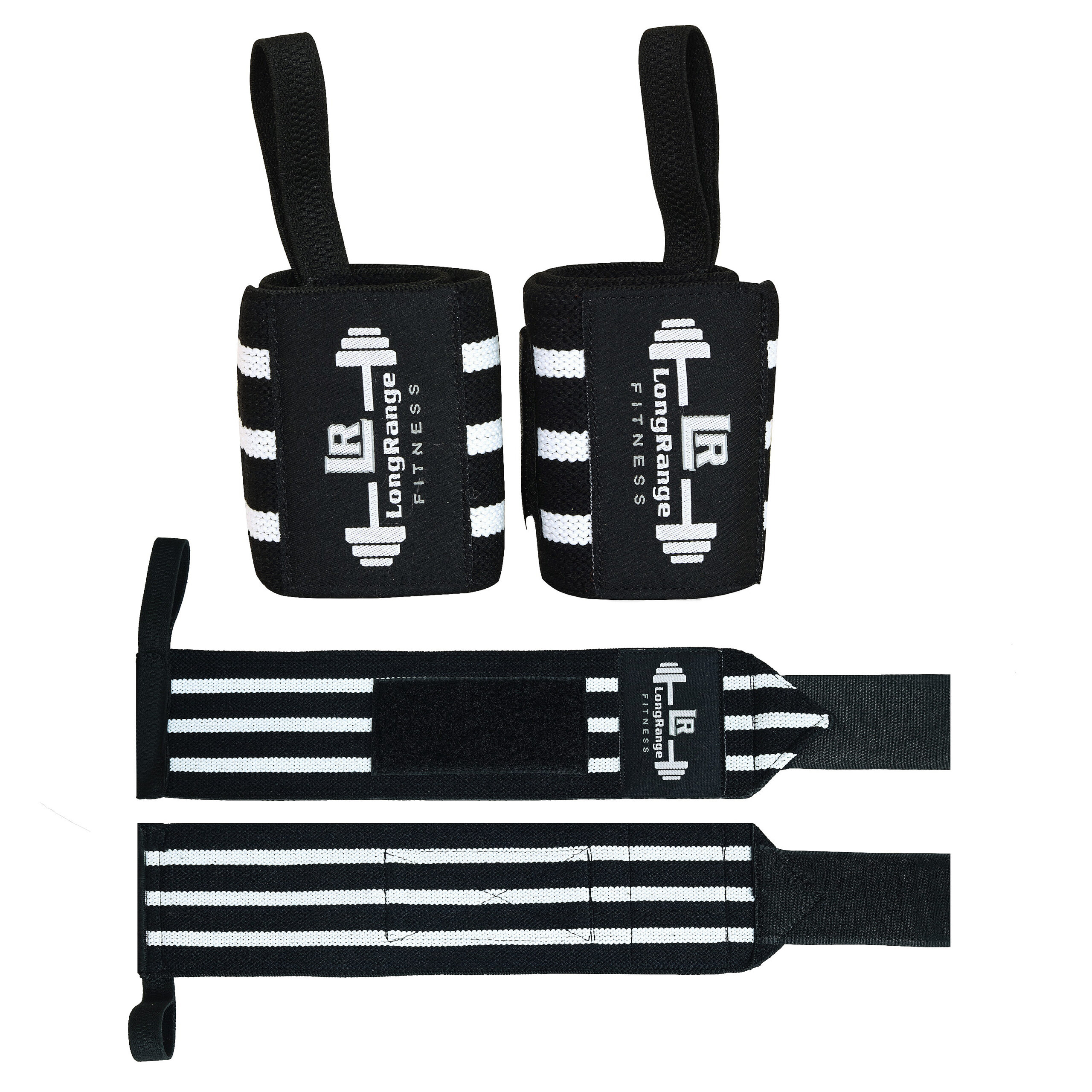 Weight Lifting Wrist Strap (Black) - Image 3