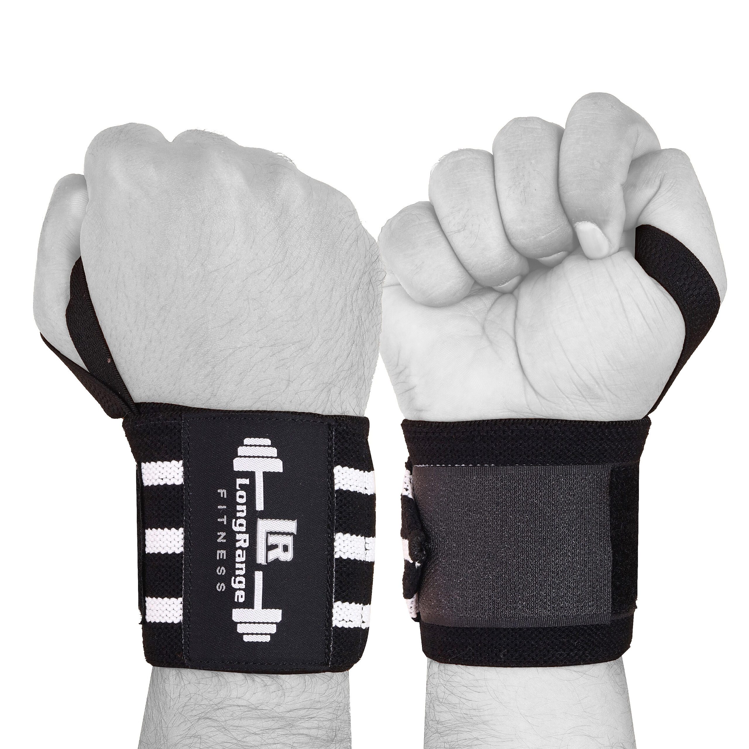 Weight Lifting Wrist Strap (Black) - Image 4