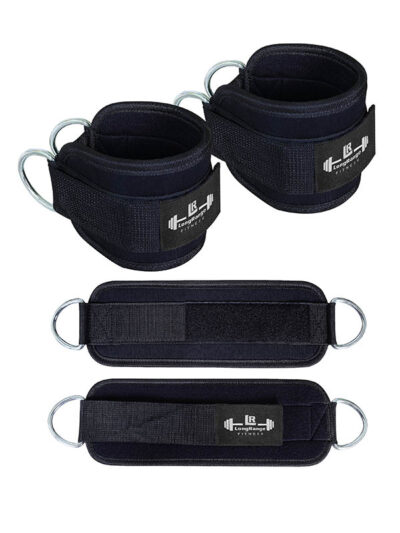Ankle Cuff Gym Strap (Black)