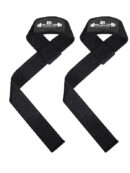 Weight Lifting Cotton Strap (Black)