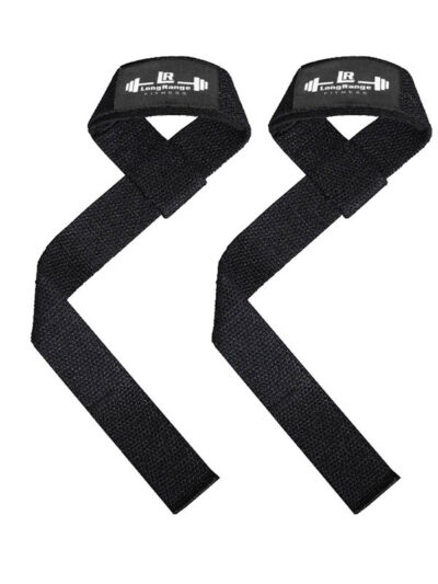 Weight Lifting Cotton Strap (Black)