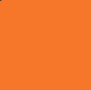 Weight Lifting Wrist Strap (Black) - Orange