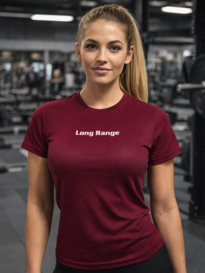 Performance Women T Shirt ( Maroon )