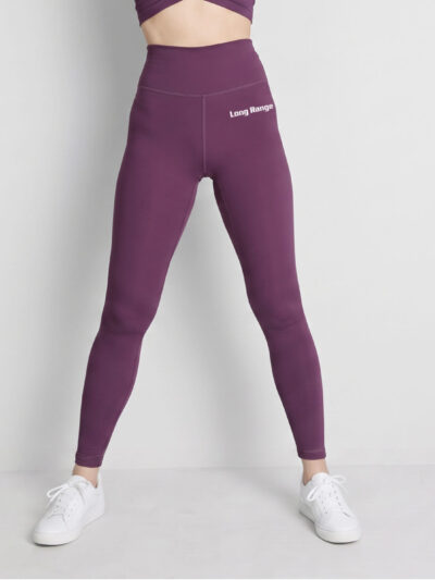 Ultra High Waist Leggings ( Purple )